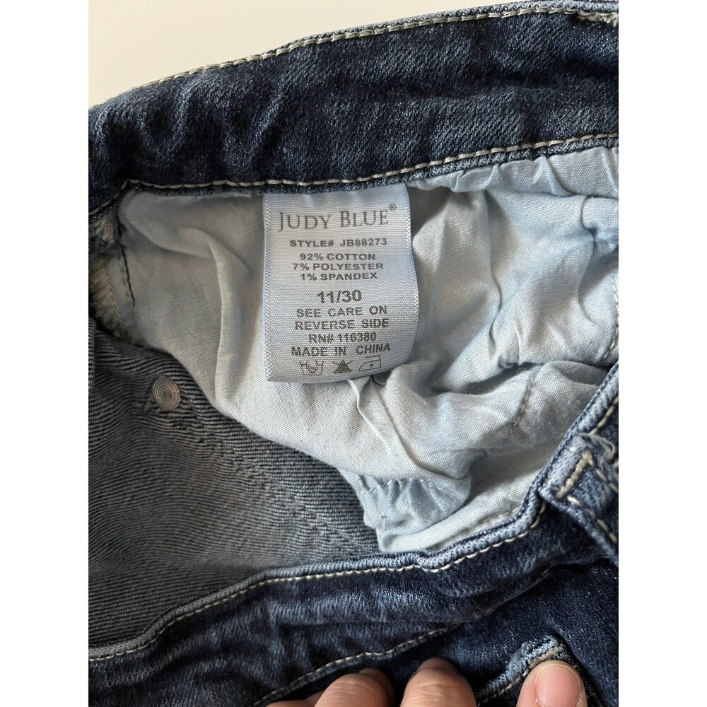 Judy Blue Jeans Womens 11/30 Blue Mom Jean Stretch High Rise Denim - Picture 7 of 8